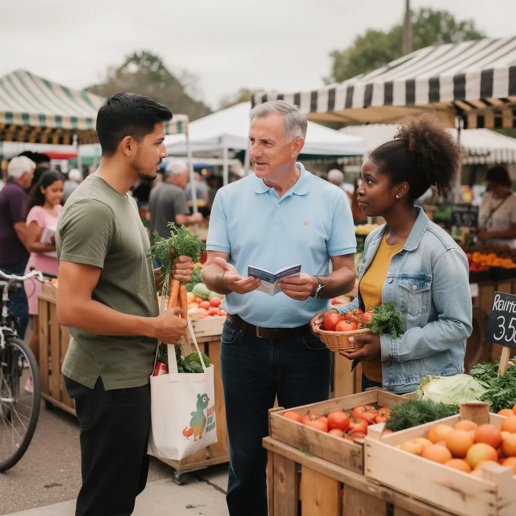 Изображение автомобиля на фоне города с надписью о доступном страховании.